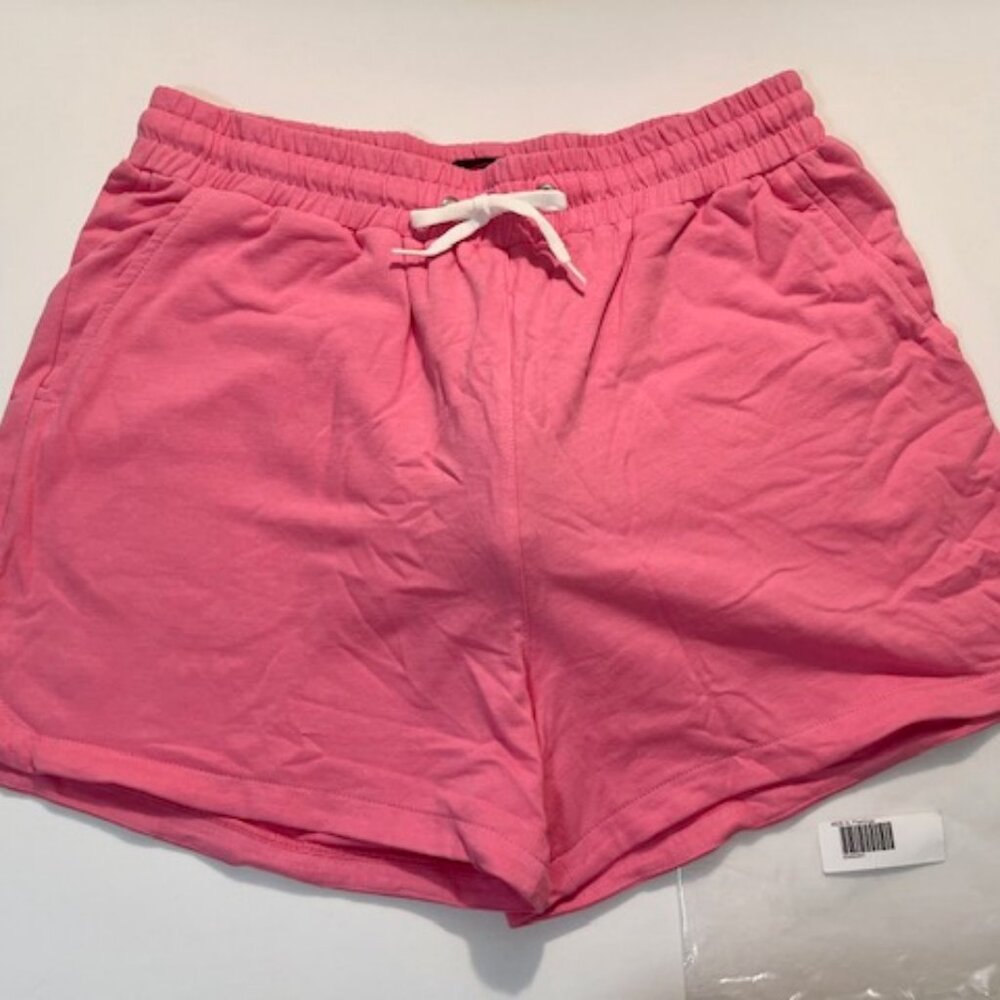 Go Softwear Size XL Pacific French Terry Shorts w/Side Pockets - Flamingo Pink